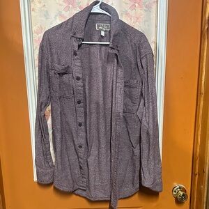 Duluth Trading Co Men's Casual Button Down in Rich Purple